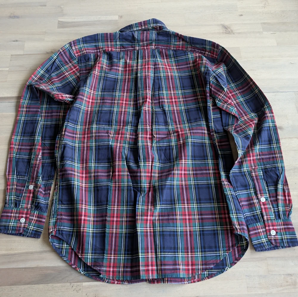 Ralph Lauren Plaid Dress Shirt NEW w/‎ Tags Size Large 16/18